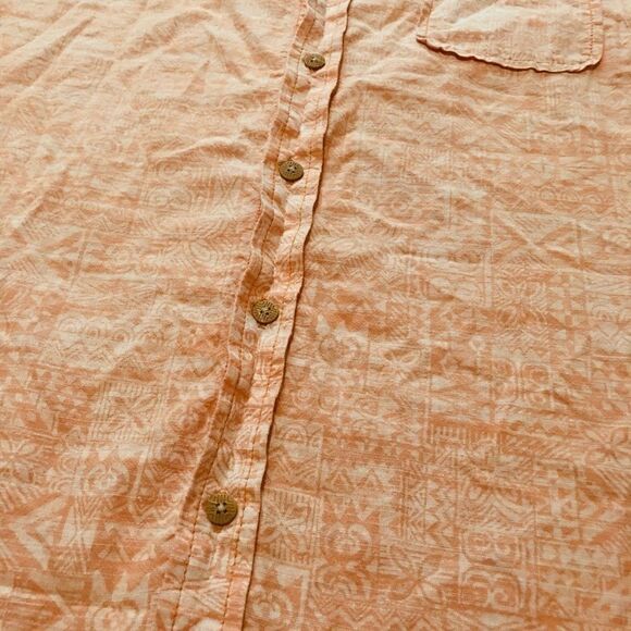 Paradise collection orange Hawaiian shirt - Picture 4 of 5